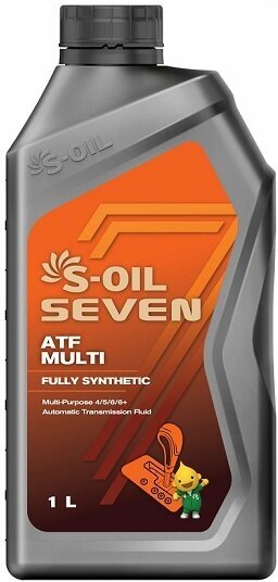 Трансмиссионное масло S-OIL 7 ATF MULTI, 1л