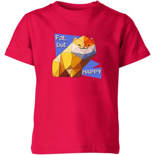 Футболка Us Basic, размер 4, розовый мужская футболка летний кот толстый но счастливый l желтый