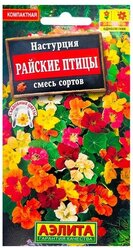 Семена цветов Настурция "Райские птицы", смесь окрасок, 1 г .2 уп