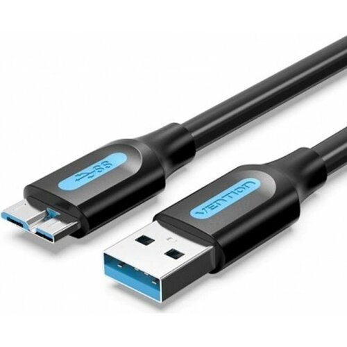 Аксессуар Vention USB 3.0 AM - Micro B 3.0m COPBI кабель vention usb 3 0 am micro b 0 5м кабель vention usb 3 0 am micro b 0 5 м copbd