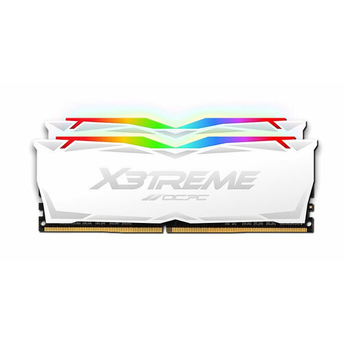 Оперативная память OCPC DDR 4 X3 RGB 8Gb 3200Mhz pc-25600 CL16 WHITE MMX3A8GD432C16W 387000₽