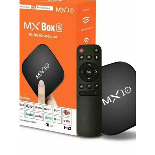 Smart TV-приставка Android MX10 от STIK с поддержкой 4K и Wi-Fi 219900₽