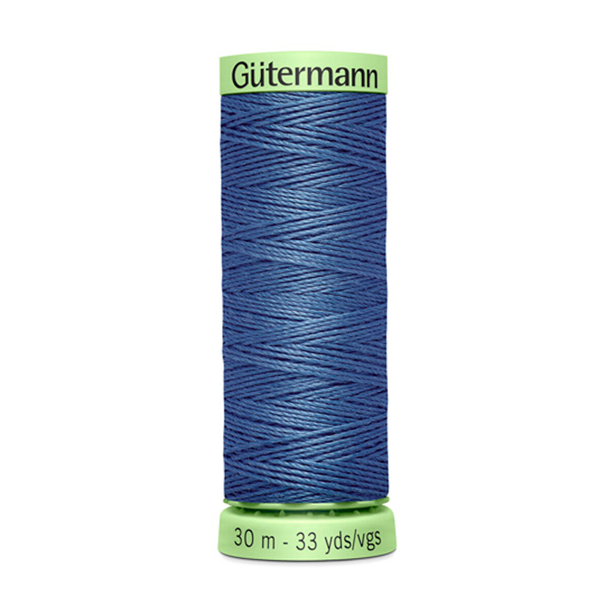 Нитки швейные Top Stitch 30/30 м для декоративной отстрочки, 100% полиэстер, Gutermann 744506 (112 серо-синий джинс), 5 шт