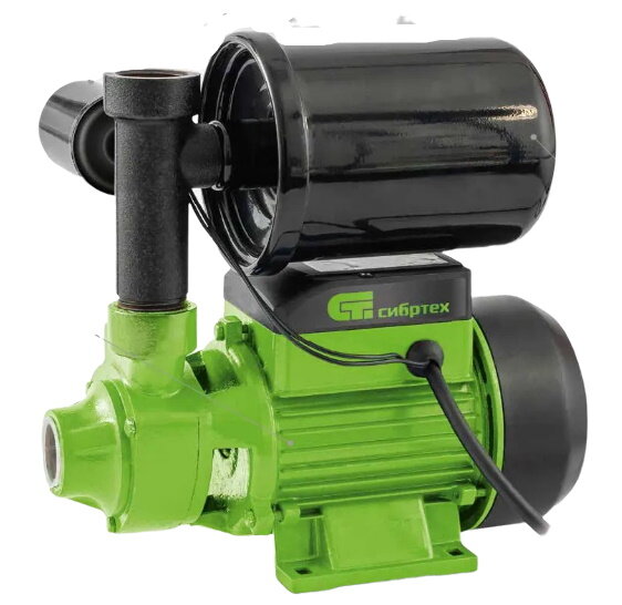 фото Насосная станция Сибртех НС400-Ч, 400 Вт, напор 32 м, 2100 л/ч, ресивер 2 л арт. 97246