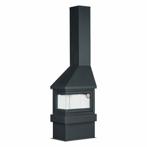 Экокамин Камин Экокамин Прага (угловой)(Левый Белый шамот)