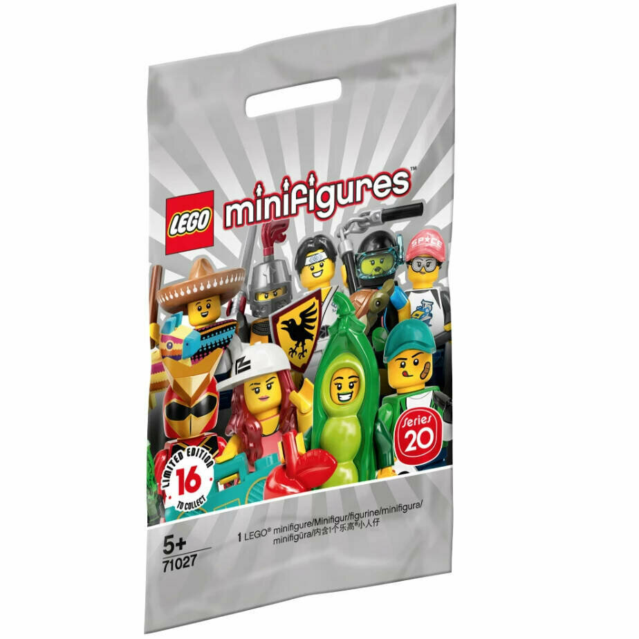 Конструктор LEGO Minifigures Series #20 71027-03 Девочка в костюме стручка гороха / Peapod Costume Girl (col20-3) — фото 4