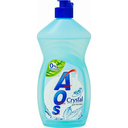 Средство для мытья посуды AOS Crystal 450г