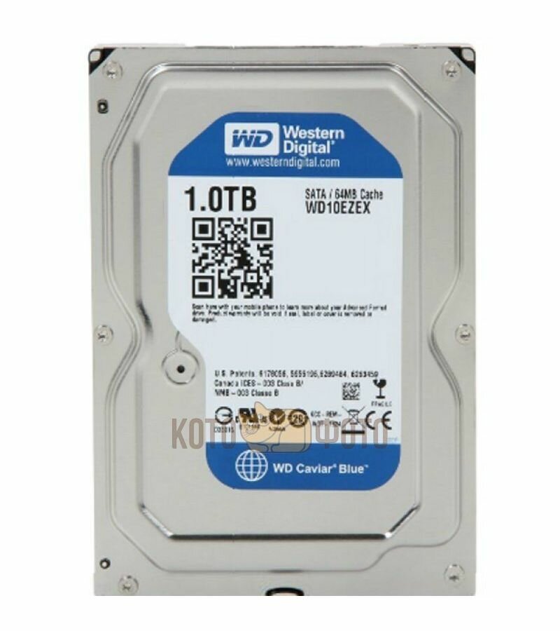 Жесткий диск WD SATA Blue 1TB (WD10EZEX)