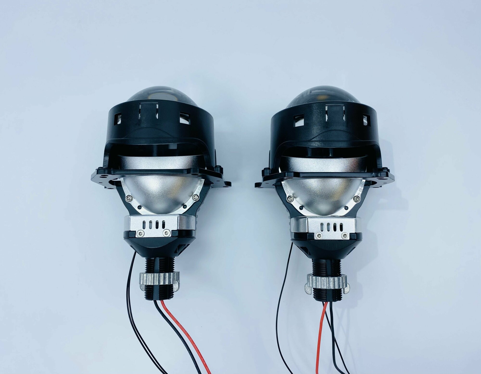 Светодиодные би лед модули ближнего/дальнего света Bi LED Aozoom A13 New 2023, 12V, 5500K, 3.0", комплект, 2 линзы — фото 7
