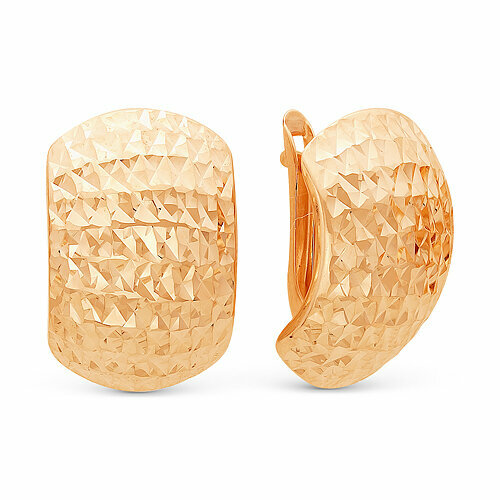 фото Серьги maskom, красное золото, 585 проба маском