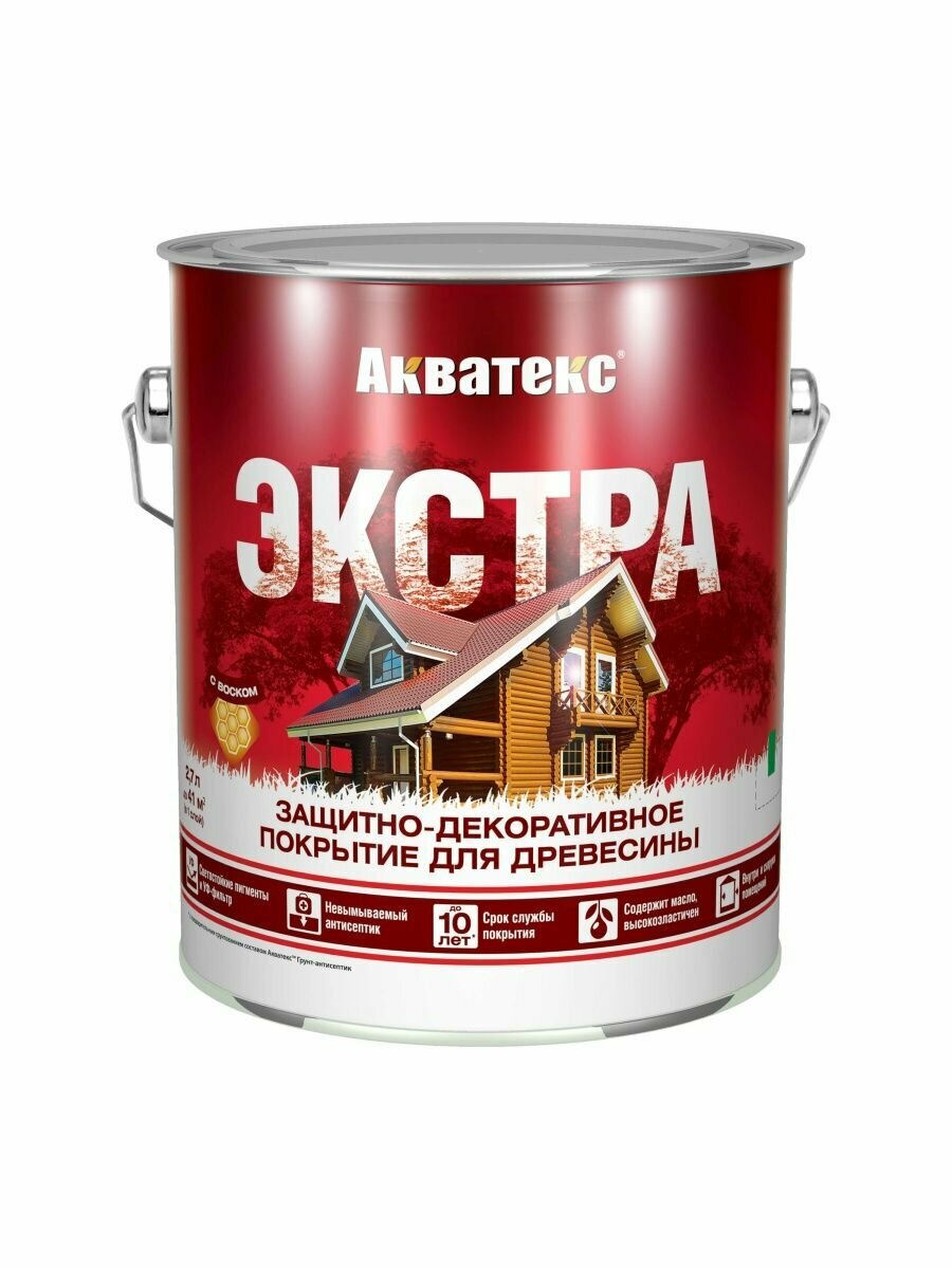 фото Антисептик Экстра для дерева 2,7л
