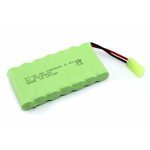 Аккумулятор Ni-Cd 8.4V 1800 mAh AA Flatpck разъем Tamiya аккумуляторная батарея акб аккумулятор aa flatpck разъем jst 1800мач 8 4в ni cd