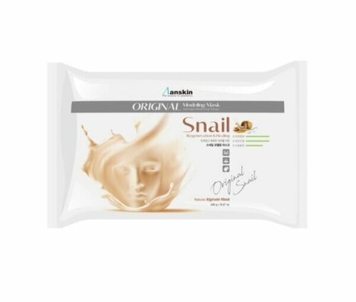 Альгинатная маска с муцином улитки (рефилл) Anskin Snail Modeling Mask (Refill)