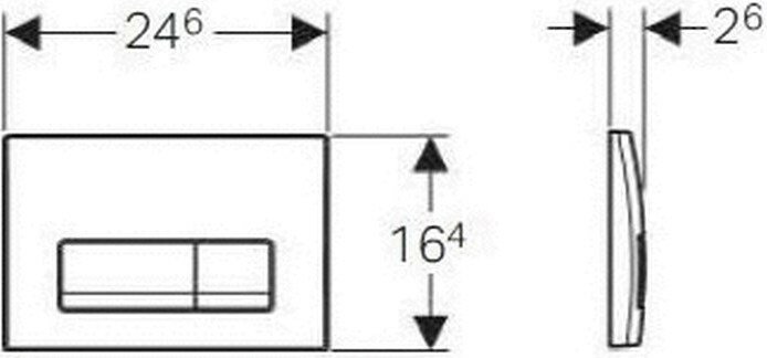 Клавиша смыва Geberit - фото №11