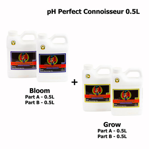 удобрение advanced nutrients ph perfect connoisseur coco bloom a b 500 мл Комплексное удобрение Advanced Nutrients pH Perfect Connoisseur Grow+Bloom (A+B) 0.5Л для растений