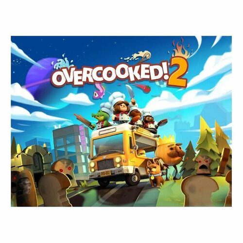 overcooked 2 too many cooks дополнение [pc цифровая версия] цифровая версия Игра на ПК Team 17 Overcooked! 2-Too Many Cooks TEAM17_4527