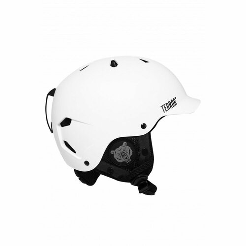 Шлем для сноуборода, горных лыж TERROR SNOW - FREESTYLE White, размер L (59-62 см)