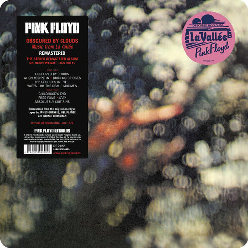 Pink Floyd Obscured By Clouds Lp виниловая пластинка pink floyd obscured by clouds vinyl 180g printed in usa