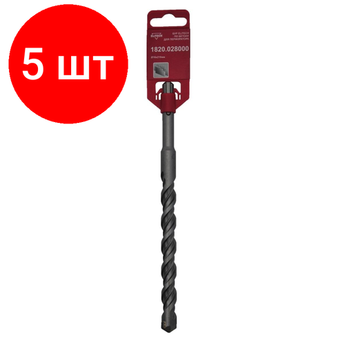 elitech пика elitech sds plus 400мм 1820 036200 Комплект 5 штук, Бур SDS-plus 16х210мм ELITECH (1820.028000)