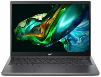 Ноутбук Acer Aspire 5 A514-56M-34S8 IPS WUXGA (1920x1200) NX. KH6CD.002 Черный 14" Intel Core i3-1305U, 8ГБ LPDDR5, 256ГБ SSD, UHD Graphics, Без ОС