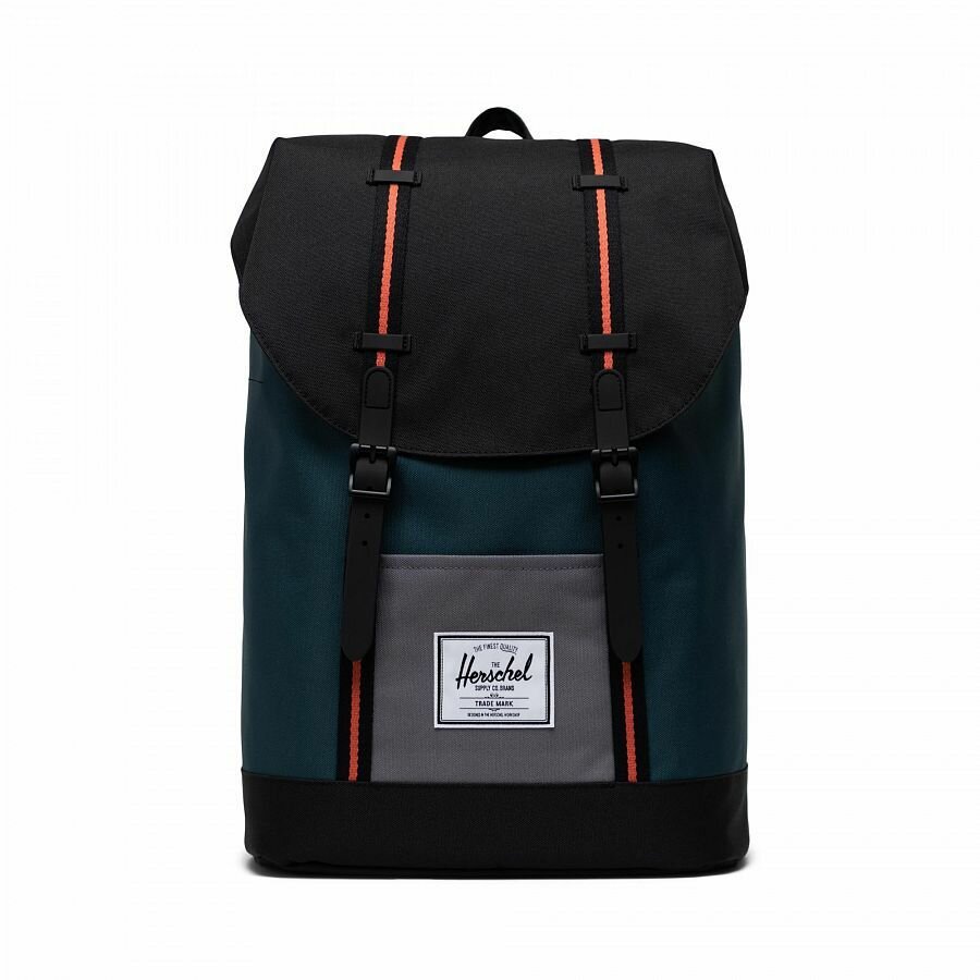 Рюкзак Herschel Retreat 10066 (Garden Topiary Black/Gargoyle/Chili 19,5)