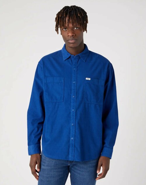 Рубашка Wrangler, размер M, синий