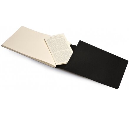 Блокнот для рисования Moleskine CAHIER SKETCH ALBUM LARGE 130х210мм обложка картон 88стр. черный - фото №4