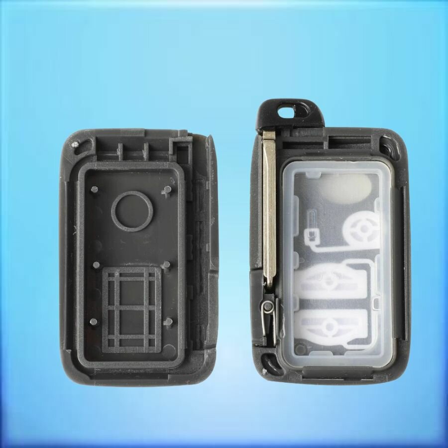 Корпус смарт ключа зажигания 3 кнопки для Тойота / Toyota Corolla, RAV4, Camry, Highlander, Land Cruiser, Alphard — фото 4