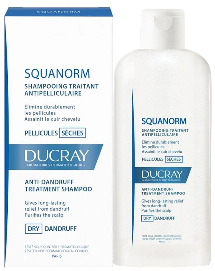 Ducray шампунь Squanorm Dry Dandruff, 200 мл