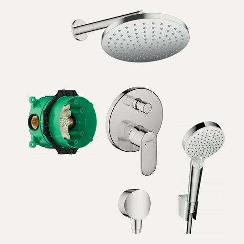 Изображение товара Встраиваемый душевой комплект Hansgrohe VERNIS BLEND 88001997 хром