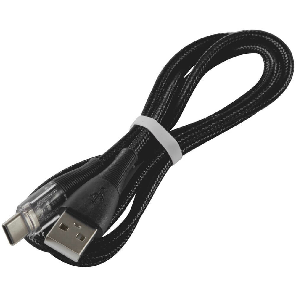 Дата-кабель Red Line USB - Type-C, 2А, черный УТ000028605 - фото №13