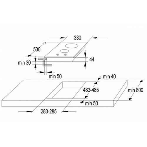 Газовая варочная панель Лысьва ПГВ 23К черный 720000₽