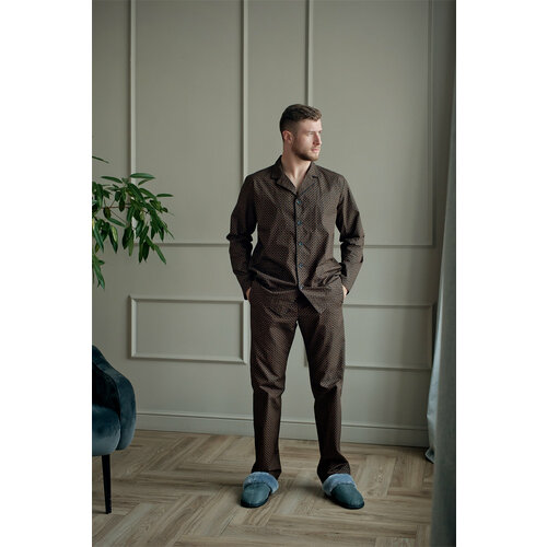 Пижама Pijama Story, размер XL, коричневый