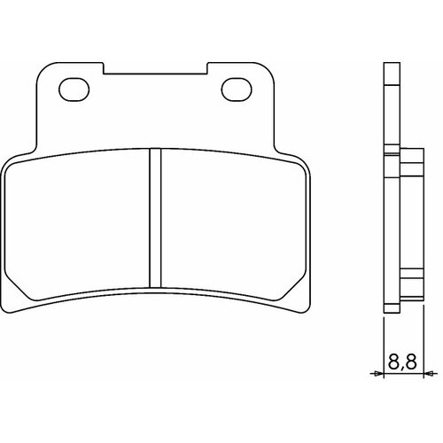 Колодки тормозные Brenta FT 3098