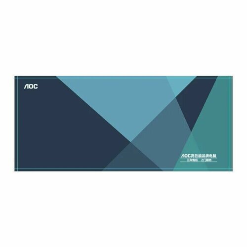 Коврик для мыши игровой большой AOC 69х30 Плотный разноцветный с прошитыми краями 710₽