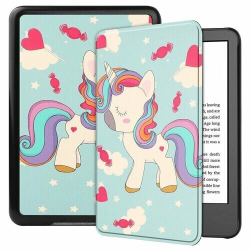 Чехол Smart Case для All-new Kindle (2022 release) / Kindle Paperwhite 11th - 6 дюймов (Unicorn) cute case for all new kindle 2019 8th 10th gen case pu leather cover with auto sleep wake for all new kindle paperwhite 1 2 3 4