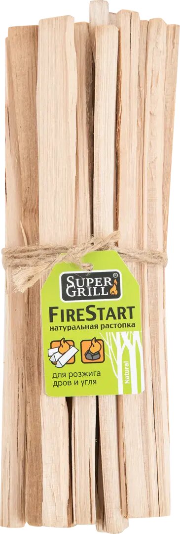 Натуральная растопка FireStasrt SuperGrill 1л. (березовые щепки) — фото 4
