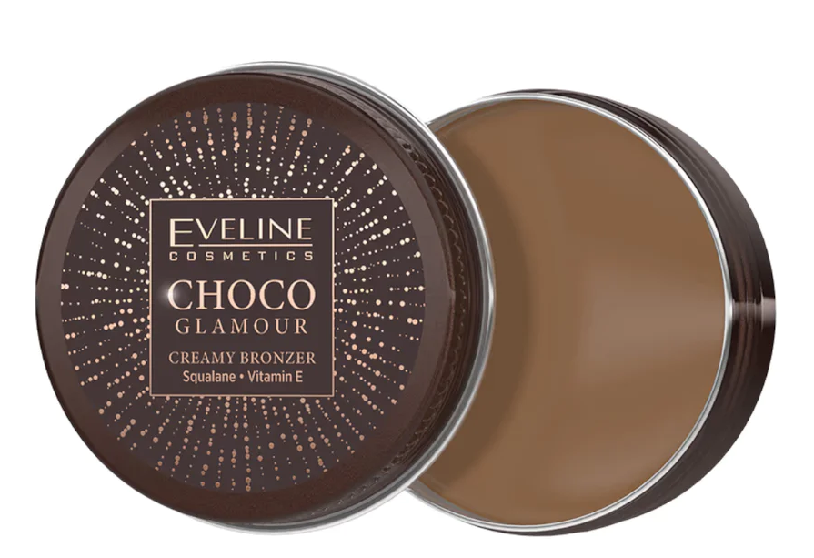 EVELINE CHOCO GLAMOUR Кремовый бронзер для лица 20г №01