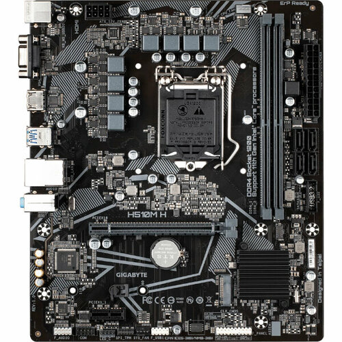 Материнская плата Gigabyte Soc-1200 H510M H 2xDDR4-3200 D-SUBHDMI 1xPCI-Ex16 1xPCI-Ex1 4xSATA3 1xM2SATA 8 Ch Audio GLan 42xUSB20 2 871700₽