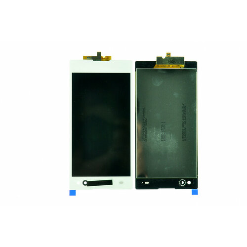 Дисплей (LCD) для Sony Xperia C3 D2533/D2502+Touchscreen white AAA шлейф для sony d2533 xperia c3 d2502 c3 dual на кнопку включения кнопку камеры и кнопки громкости микрофон