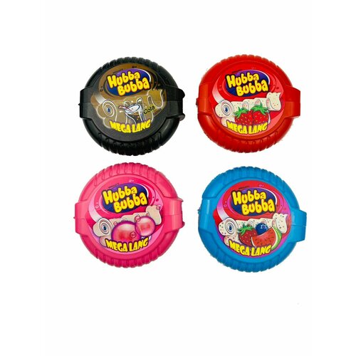 Жевательная резинка Hubba-Bubba 4 вкуса набор - 4*56 гр. Германия.