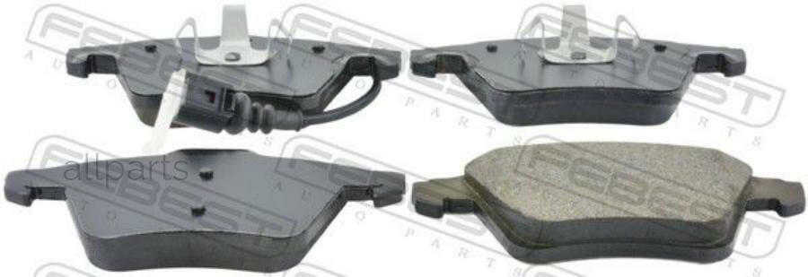 FEBEST 2301-T5F Колодки тормозные передние (с датчиком износа) VW T5/Multivan 03-> FEBEST 2301-T5F