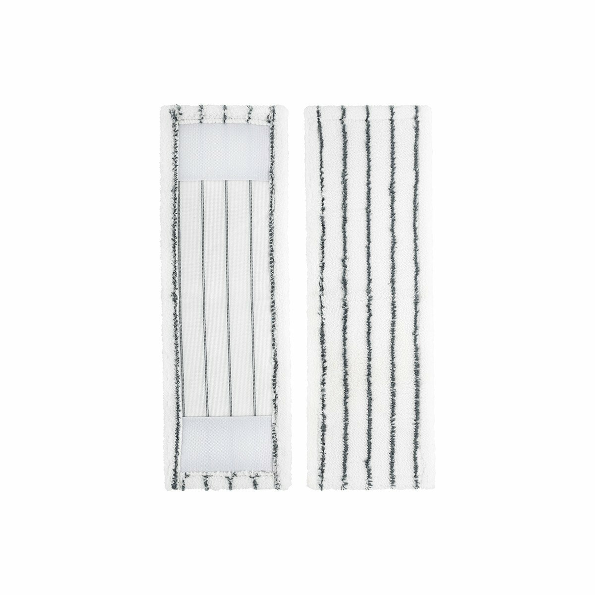 Насадка из микрофибры микроворс для Mop Click 44х14 5 см микрофибра 400 гр м2 белый с серыми полосками