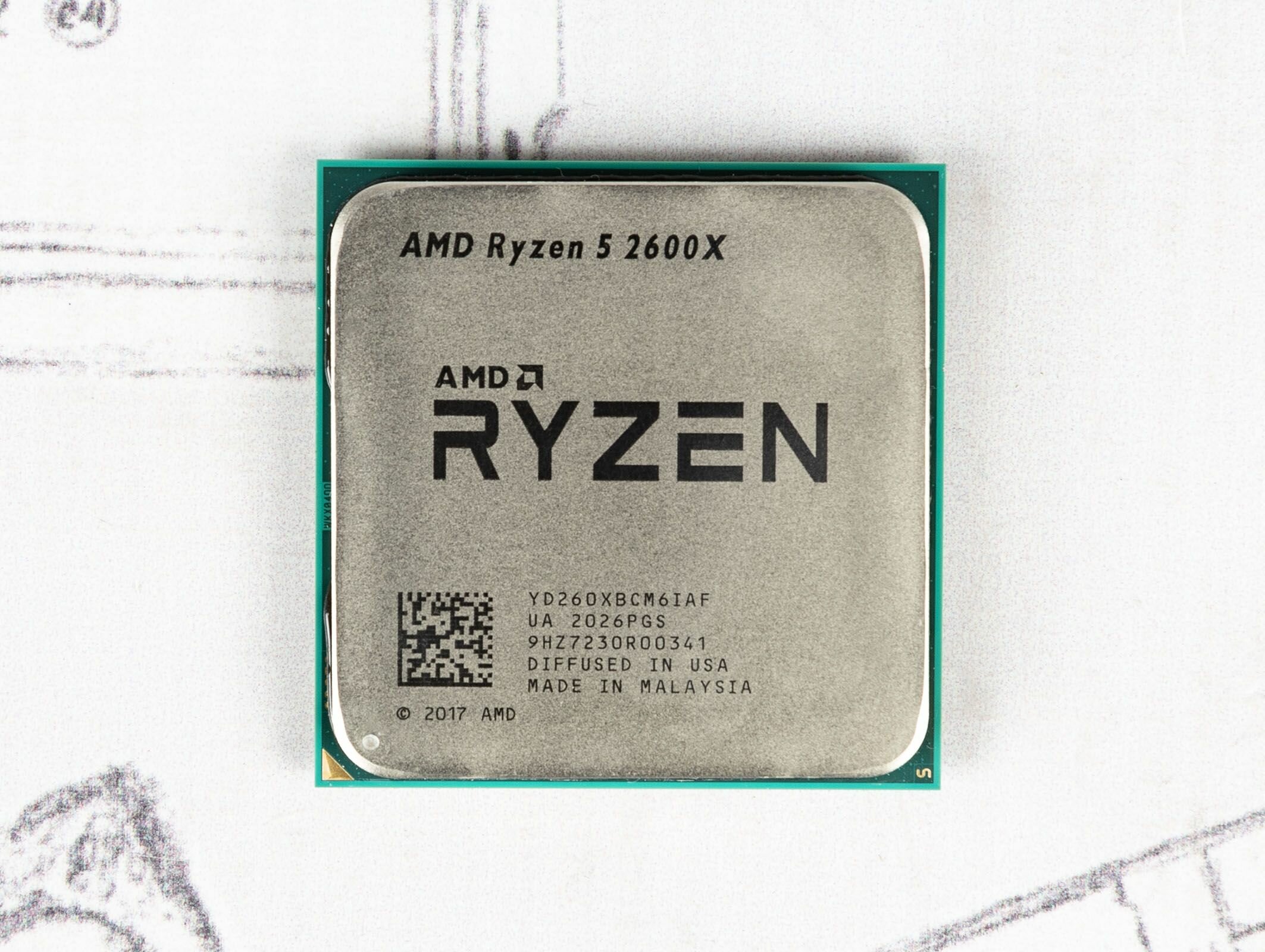 Процессор AMD Ryzen 5 2600X AM4 6 x 3600 МГц