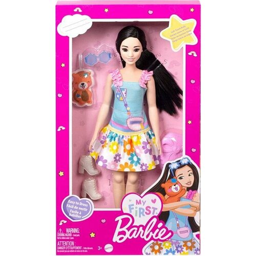 фото My first barbie - my first barbie doll series dolls - моя первая барби, серия кукол "моя первая барби", черные волосы hll22 mattel