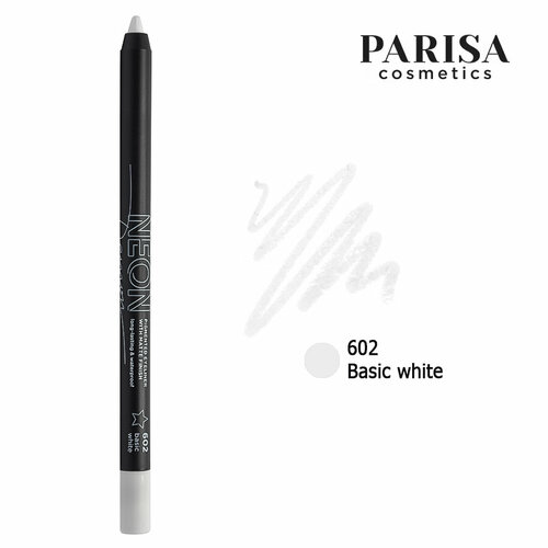 Карандаш для век Parisa Neon demon тон 602 basic white 1.2 г