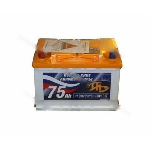 Аккумулятор подольские аккумуляторы 75ач en550/670 277х175х190