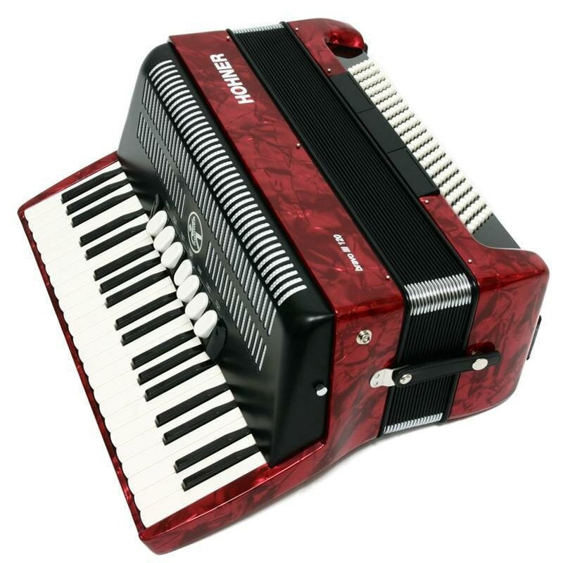HOHNER Bravo III 120 red Аккордеон 4/4 — фото 1
