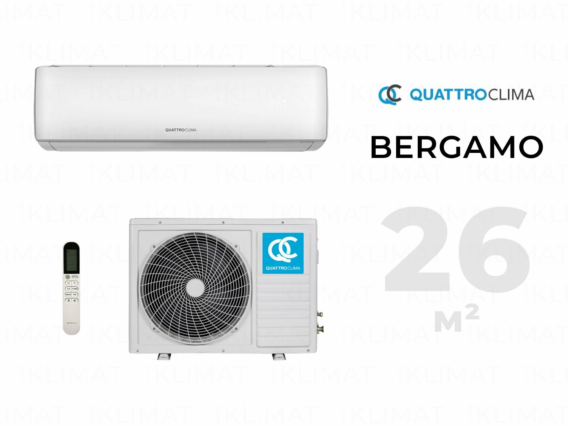 Сплит-система Quattroclima QV-BE09WB/QN-BE09WB белый