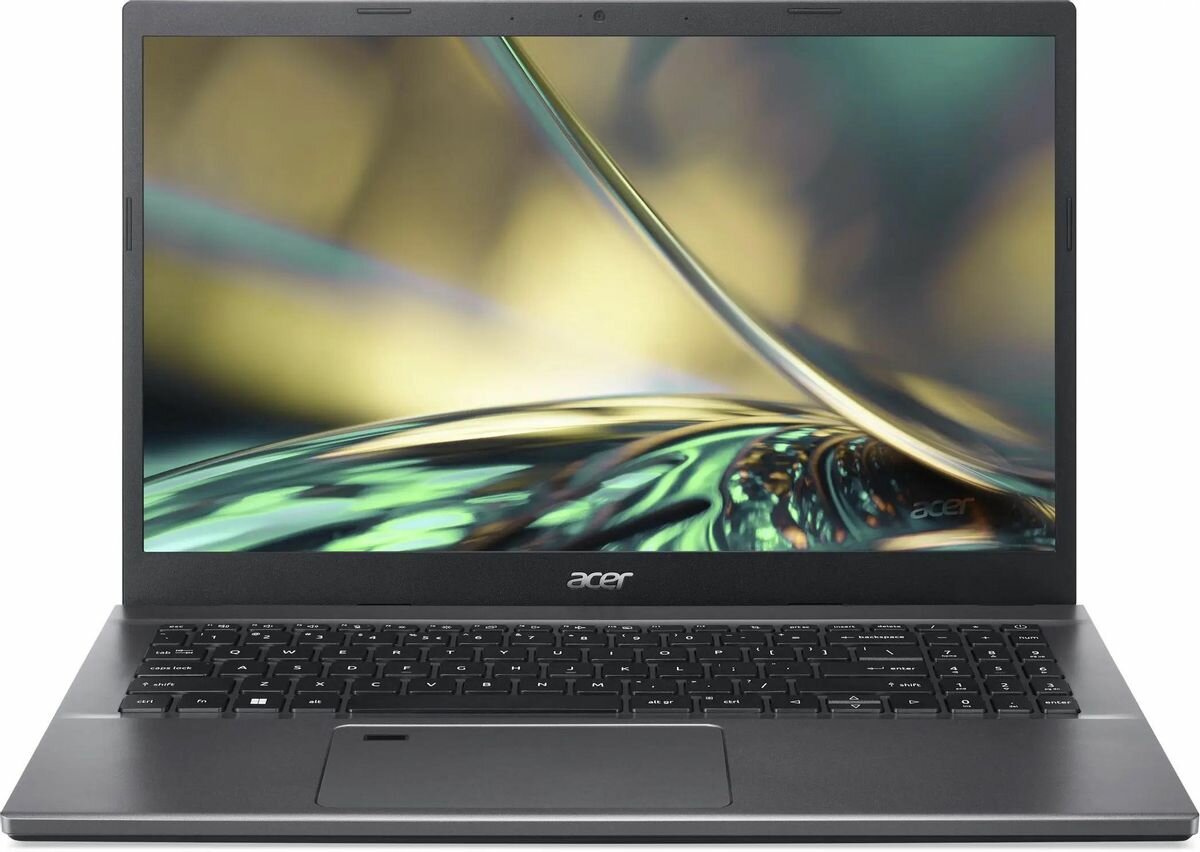 Ноутбук Acer Aspire 5 A515-57-71XD, 15.6", IPS, Intel Core i7 12650H 2.3ГГц, 10-ядерный, 16ГБ DDR4, 1ТБ SSD, Intel UHD Graphics , без операционной системы, металлический [nx. kn3cd.006]